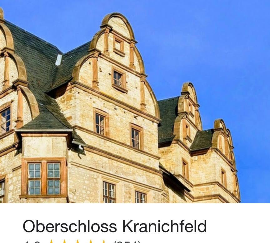 Delux Ferienwohnung Kunstgalerie Und Ilmradweg Kranichfeld Ngoại thất bức ảnh