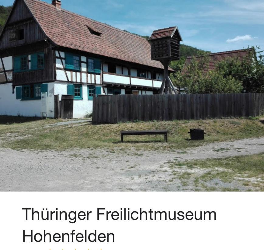 Delux Ferienwohnung Kunstgalerie Und Ilmradweg Kranichfeld Ngoại thất bức ảnh